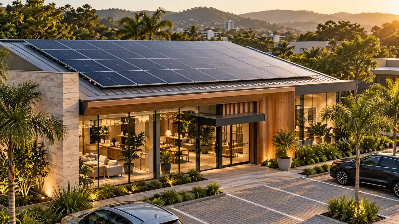 Energia solar comercial em Joinville — imagem ilustrativa
