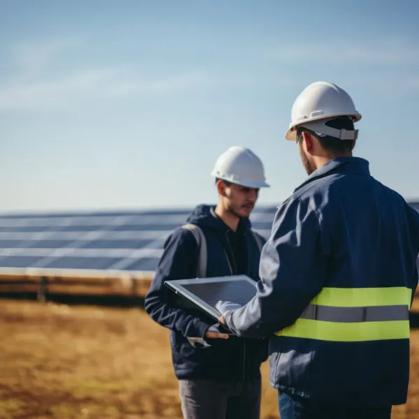 Armazenamento de energia solar em Joinville — imagem ilustrativa